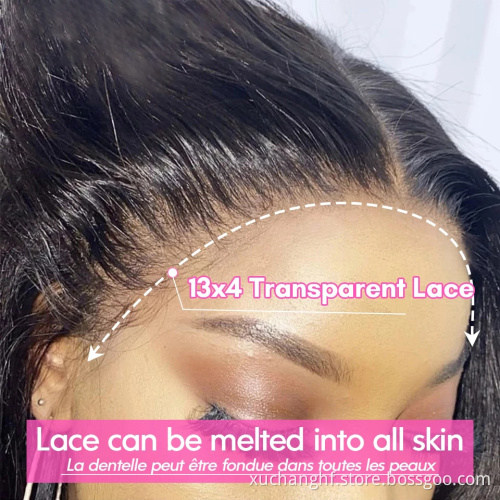 HF yaki straight lace wigs 100 virgin human hair wig kinky straight full lace front wig vendor for black women